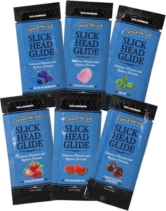 Image du produit Doc Johnson GoodHead Slick Head Glide - Lot de 6