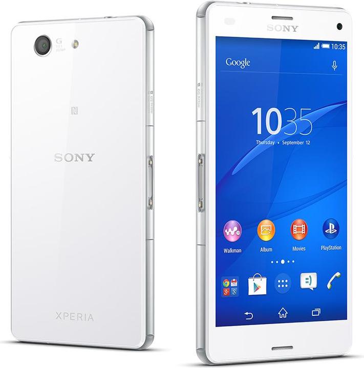 Sony Xperia Z3 Compact (16 GB, Weiss, 4.60", Single SIM, 20.70 Mpx, 4G)