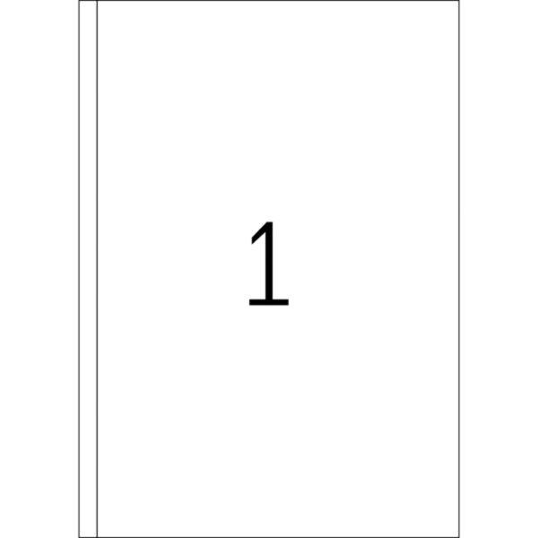 Blana Etiketten A4, 200 x 297mm, weiss, 500 Blatt