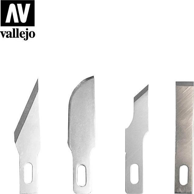 Actual product image Vallejo 5 Assorted Blades for Knife no. 1 (T06010)