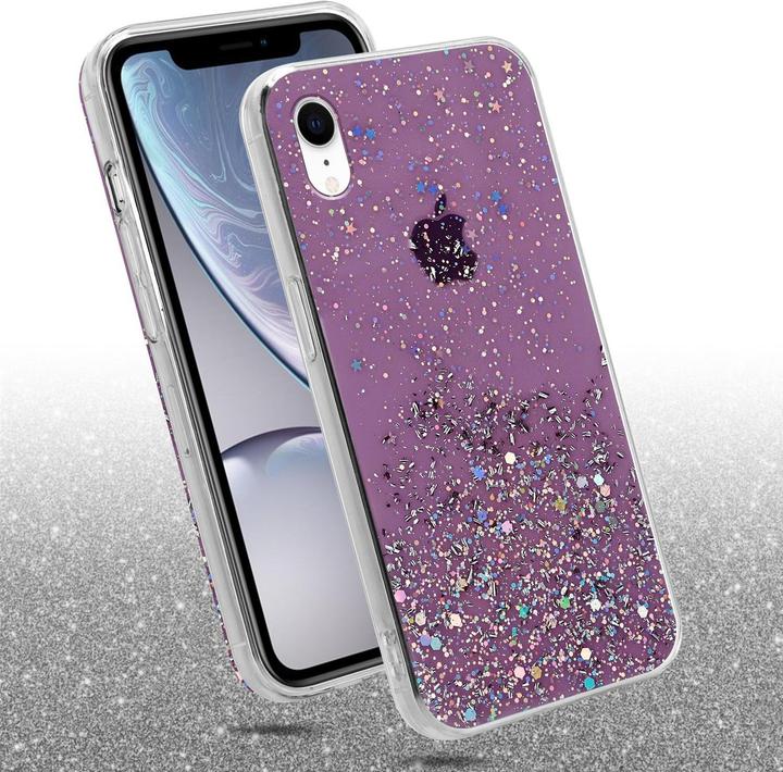 Image du produit Cadorabo Couverture TPU paillettes scintillantes (Apple iPhone XR)