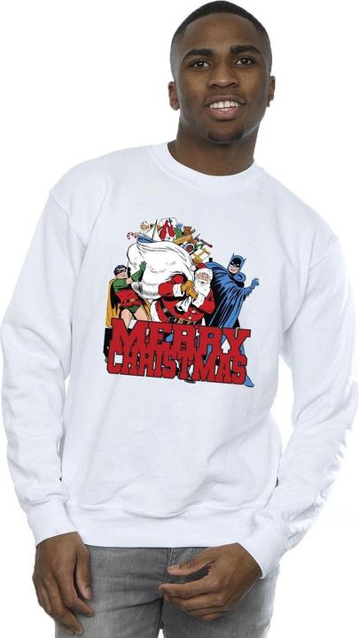 Produktbild Batman Frohe Weihnachten Comic Sweatshirt aus Baumwolle (L)