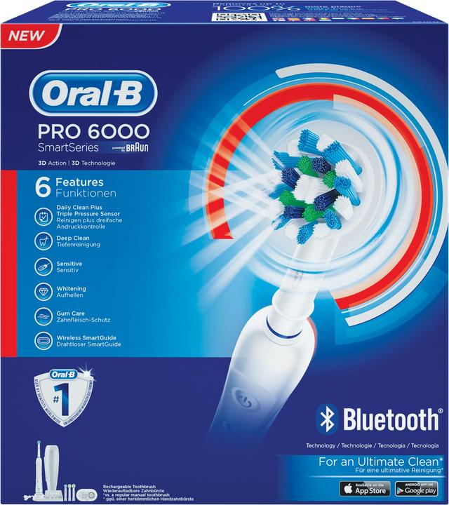 Image du produit Oral-B Pro 6000 SmartSeries (Brosse à dents oscillo-rotative)