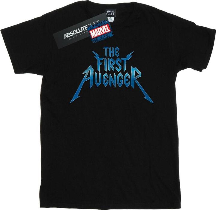 Immagine prodotto The First Avenger Metal Logo Maglietta Uomo (XL)