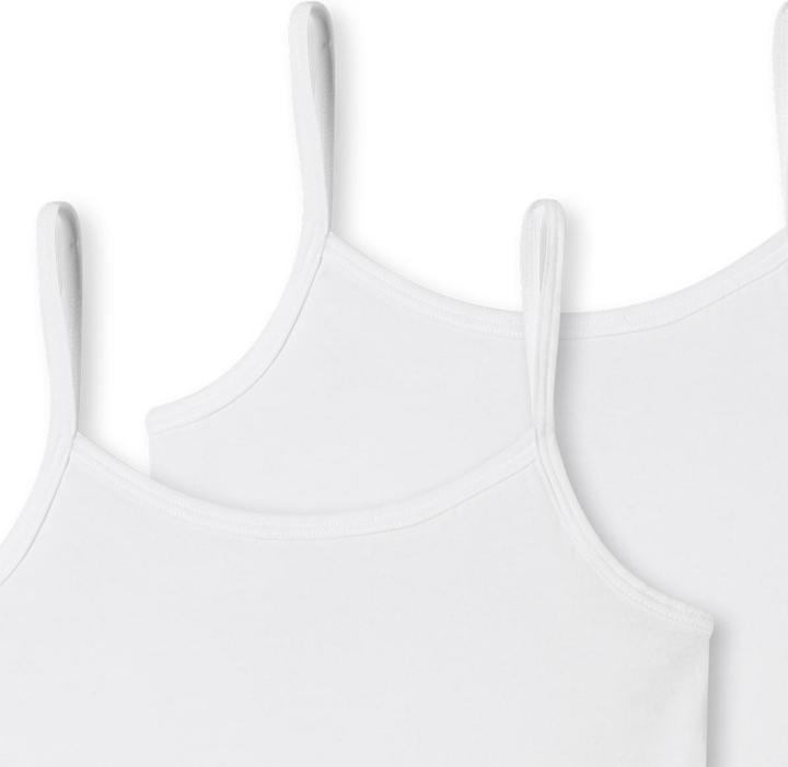 Immagine prodotto Schiesser Confezione di 6 ragazze adolescenti 95/5 di cotone organico Spaghetti Tops / Sottogonne (152)