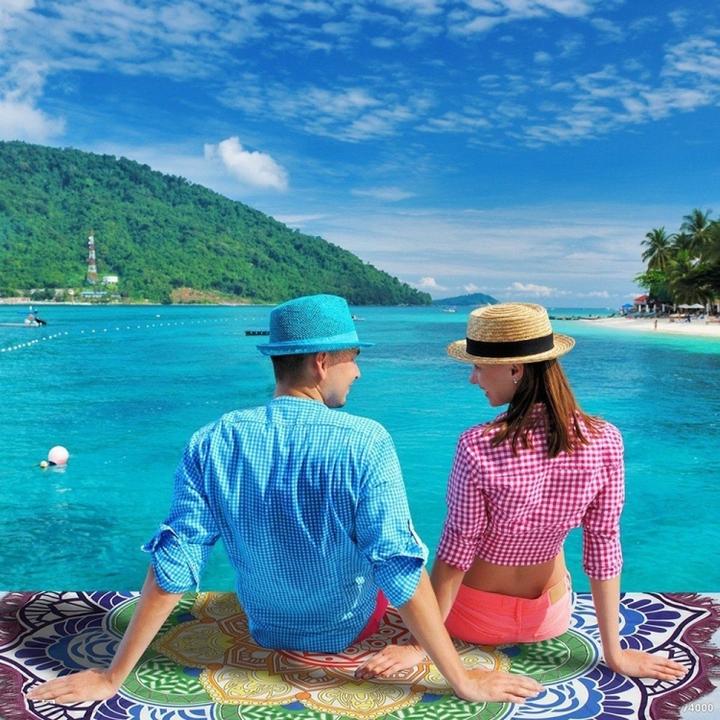 Immagine prodotto Ueli Express Telo da bagno Mandala Beach Roundie 4 (150 x 150 cm)