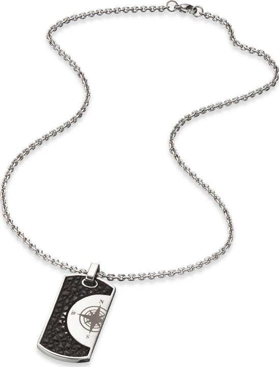 Save Brave SBN-HAVANNA Herren Halskette 50cm, verstellbar (Edelstahl, 50 cm)