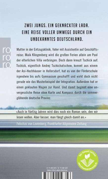 Produktbild Tschick (Deutsch, Wolfgang Herrndorf, 2012)