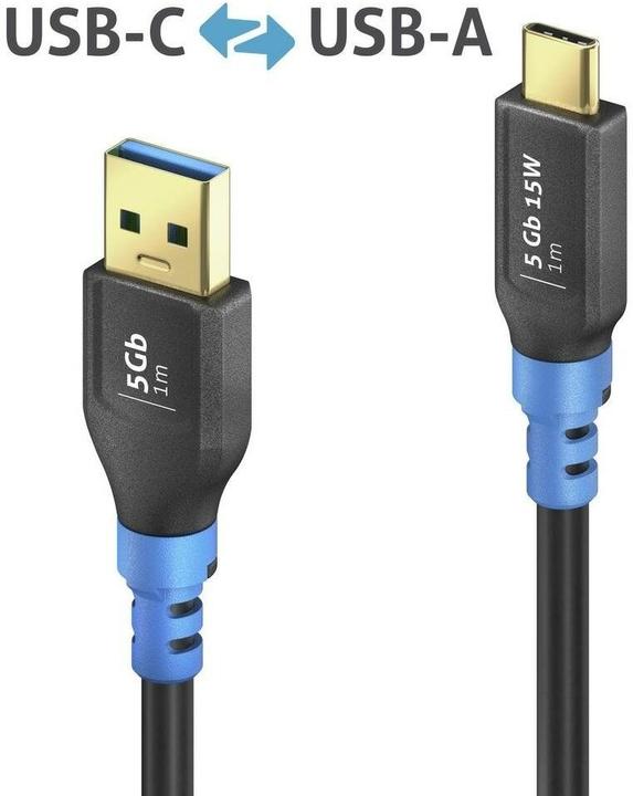 Purelink FlexInstall USB-C auf USB-A Kabel USB 3.0 5Gbps 1.00m - Installer Pack 25 stk. (1 m, USB 3.0)