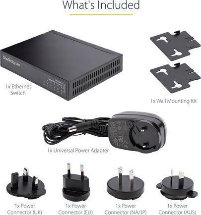 Image du produit StarTech Commutateur 2.5G non administrable Commutateur Gigabit 5 ports 2.5GBASE-T non administrable (5 Ports)