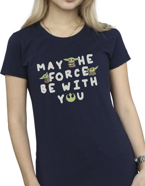 Produktbild Star Wars The Mandalorian Grogu May The Force Be With You TShirt (XL)