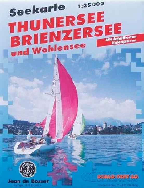 Image du produit Carte marine des lacs de Thoune et de Brienz