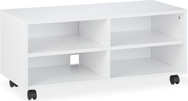 Actual product image Relaxdays Mobile TV Stand (80 x 35 x 35 cm)