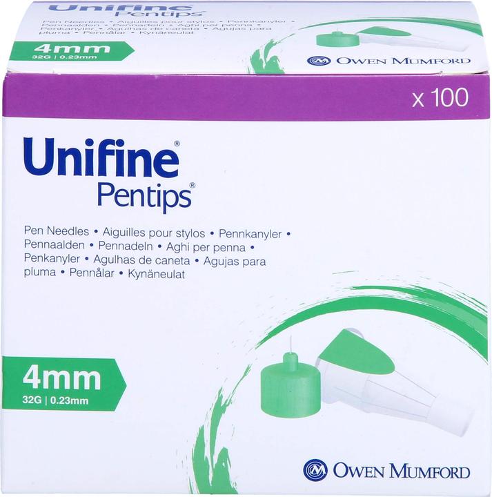 Actual product image Unifine Pentips Pen needles (Pen needles + disposable needles)