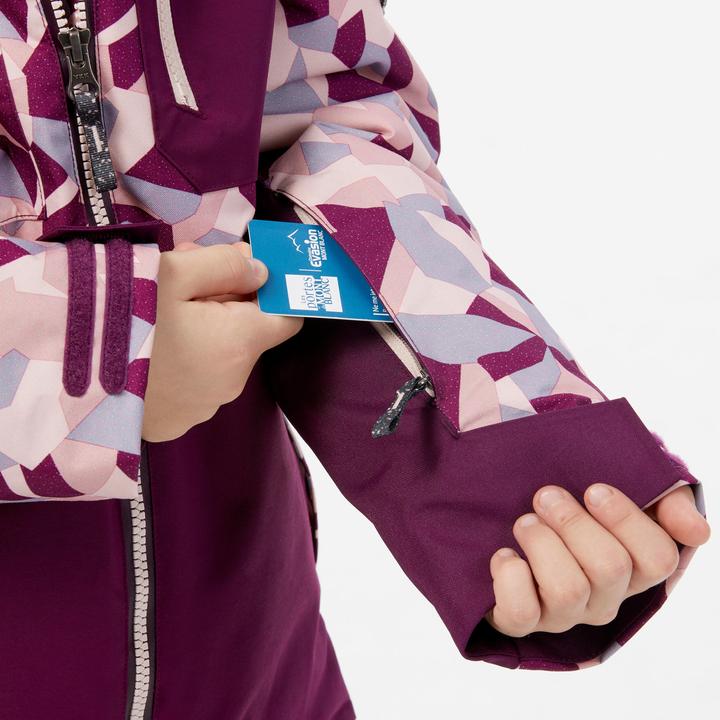 Produktbild Wedze Snowboardjacke Kinder - SNB 500 Camouflage lila (146)