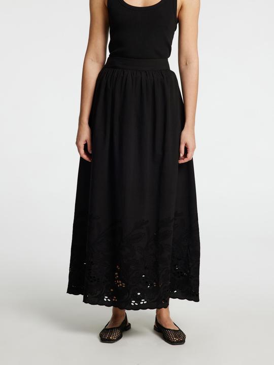 Actual product image Selected Femme Broderie Anglaise Maxirock (36)