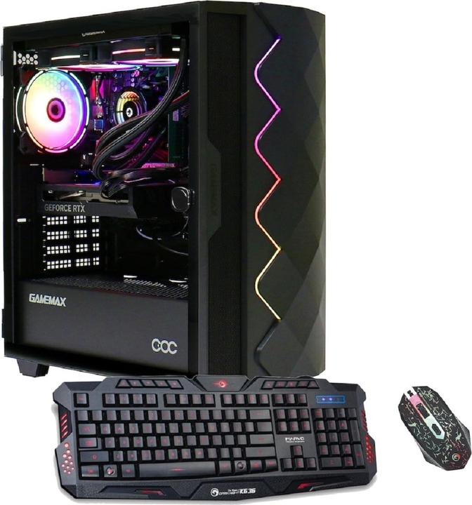 Image du produit Hyrican Gamemax Diamond BK 7166 - Ryzen 5 5500 - 16GB RAM - 1GB SSD - GeForce RTX 4060 (AMD Ryzen 5 5500, 16 Go, 1 Go, GeForce RTX 4060)