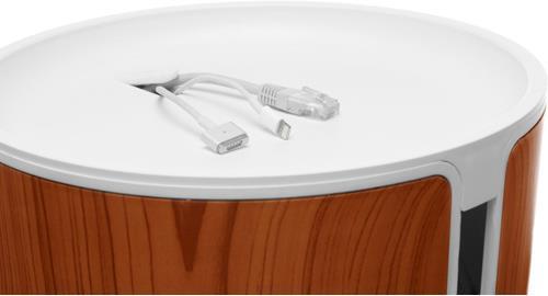 Image du produit BlueLounge CableBin bois, foncé