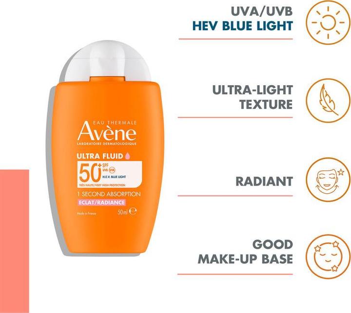 Immagine prodotto Avène Ultra Fluid (Crema solare viso, SPF 50+, 50 ml)