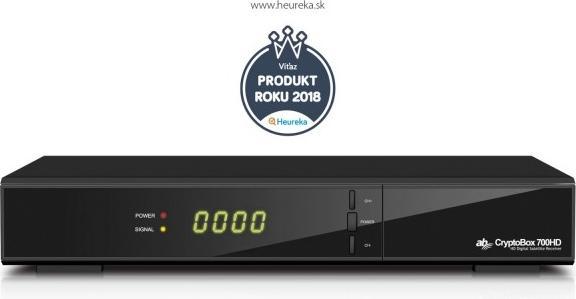 Immagine prodotto Abcom AB CryptoBox 700HD Cavo, Ethernet (RJ-45), IPTV Full HD Nero (0.13 GB, DVB-S, DVB-S2)