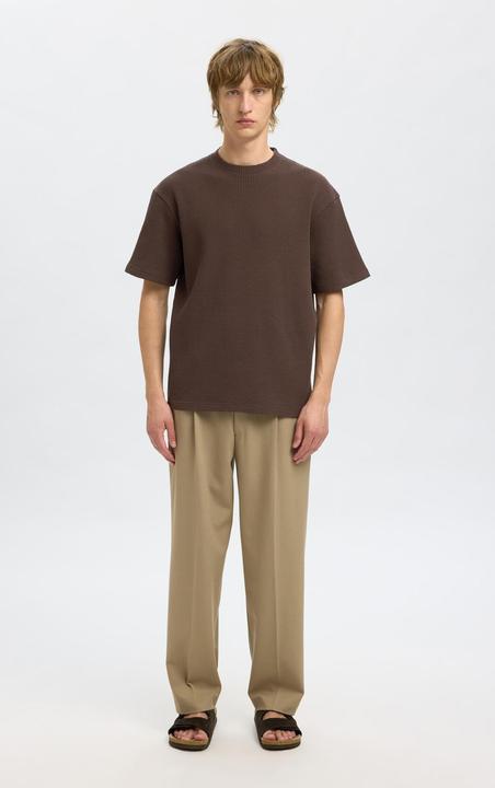 Immagine prodotto Selected Homme Relaxed Fit Waffelmuster T-Shirt (L)