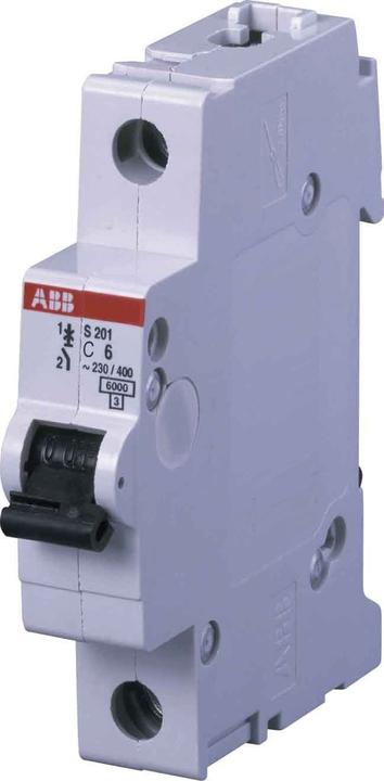 Immagine prodotto ABB Interruttore automatico S200 6A 1-P tipo C 6kA