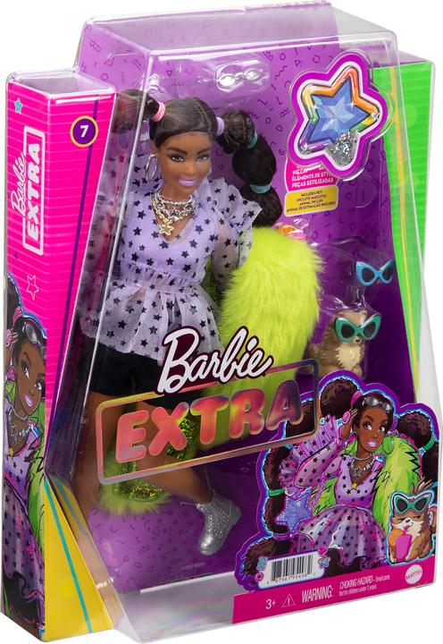 Actual product image Barbie with ponytail and hair bows