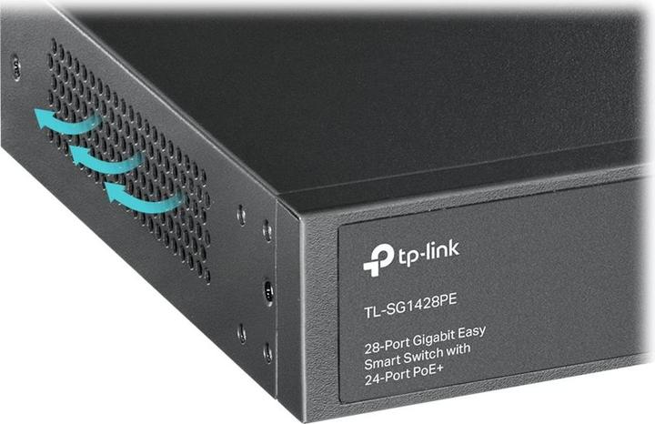 Actual product image TP-Link Switch 28x GE TL-SG1428PE thereof 24xPOE+ (26 Ports)