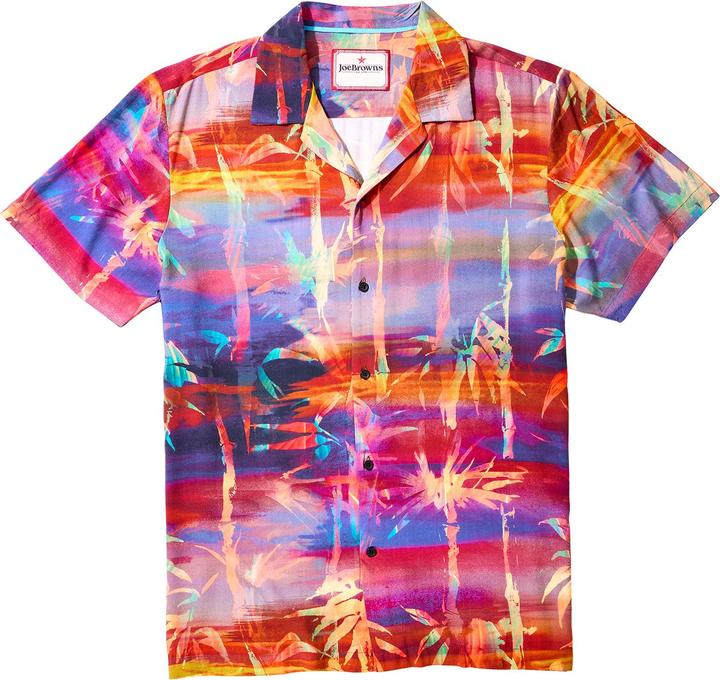 Produktbild Joe Browns Sunset Palm Tree Short Sleeve Shirt (XL)