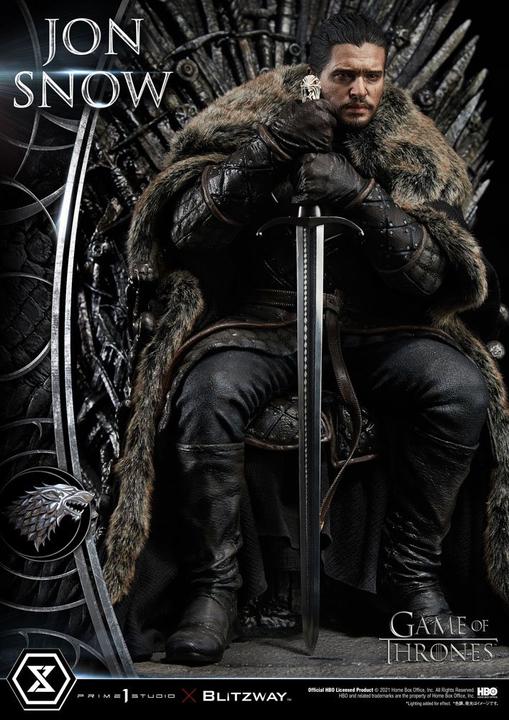 Actual product image Prime 1 Studio Game of Thrones statuette 1/4 Jon Snow 60 cm
