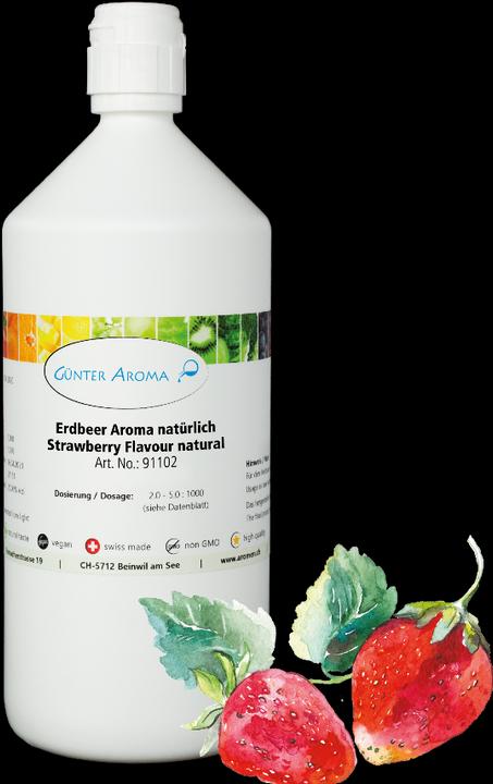 Actual product image Günter Aroma Strawberry flavour (1000 g)
