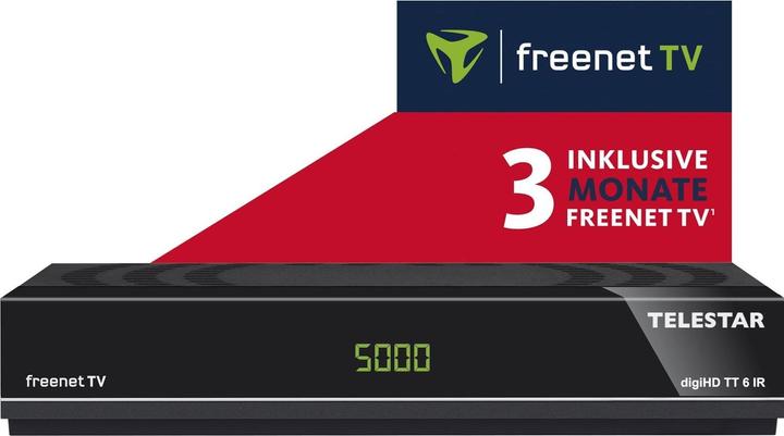 Actual product image Telestar digiHD TT 6 IR incl. 3 months freenet TV (DVB-T2, DVB-C/T2, DVB-C)