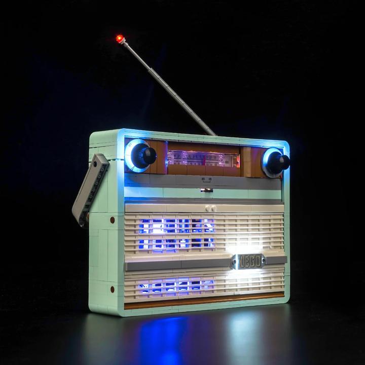 Image du produit BrickBling Kit d'éclairage LED pour LEGO - Radio rétro (10334)