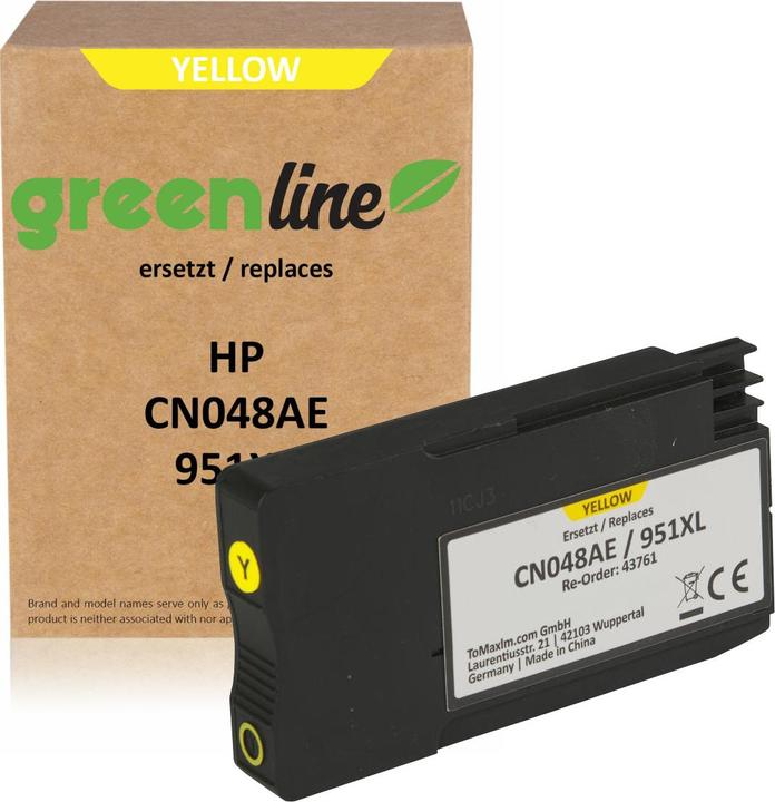 Image du produit Inkadoo greenline Encres compatibles pour HP OfficeJet Pro 8600 (Y)