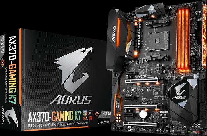 Image du produit Gigabyte Aorus GA-AX370 Gaming K7 (AM4, AMD X370, ATX)
