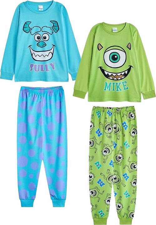 Actual product image Disney Boys Mike & Sulley Long-Sleeved Long Pyjama Set (Pack of 2) (134)