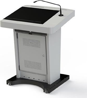 Produktbild DSS Rednerpult 22", grau Ral 7047, Landscape