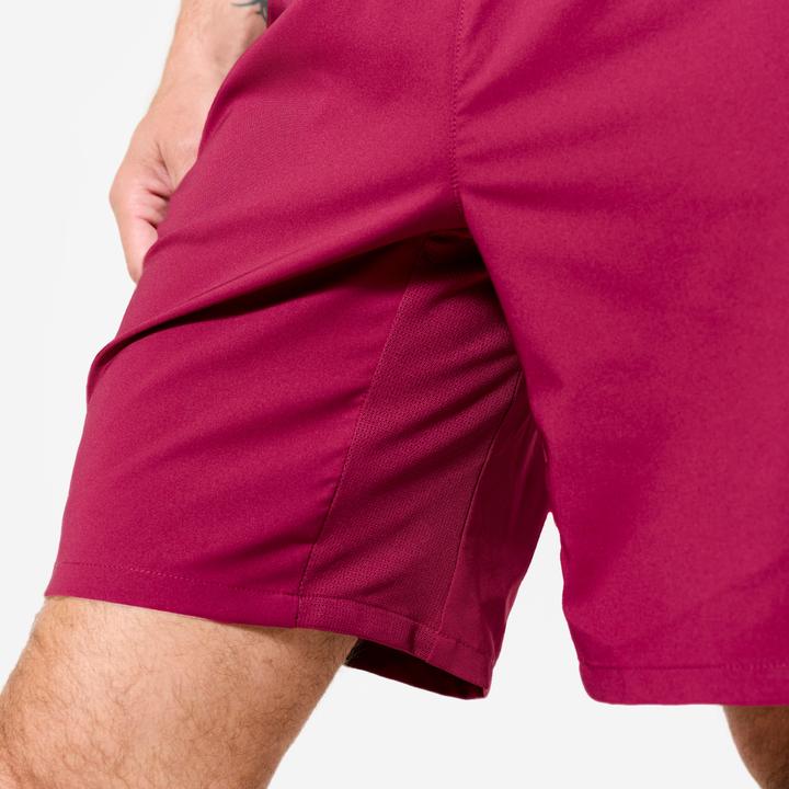 Produktbild Domyos Shorts Herren atmungsaktiv Reissverschlusstaschen - violett (XL)