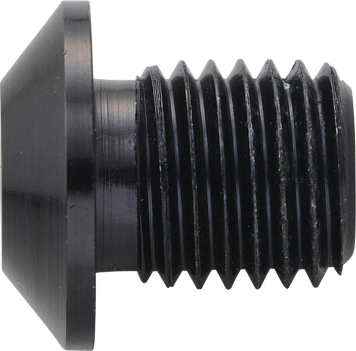 Image du produit Daytona Cache-vis aluminium CNC anodisé noir F. Miroir filetage M10 X P1.25 filetage à droite