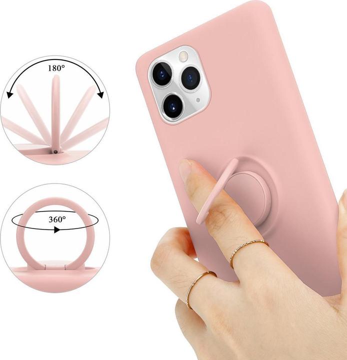 Actual product image Cadorabo TPU Liquid Ring Silicone Case Cover (Apple iPhone 11 Pro Max)