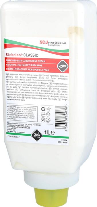 Stokolan Hautpflegecreme ® Classic 1 l silikonfrei (1000 ml)