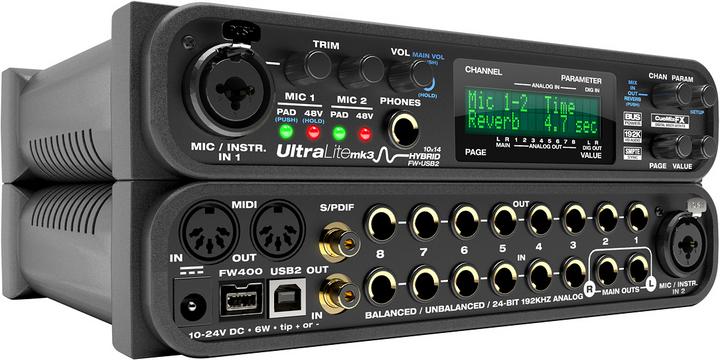 Image du produit MOTU UltraLite-mk3 hybride (FireWire, USB)