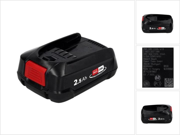 Image du produit Bosch Home & Garden Batterie PBA 18V lithium-ion (18 V)