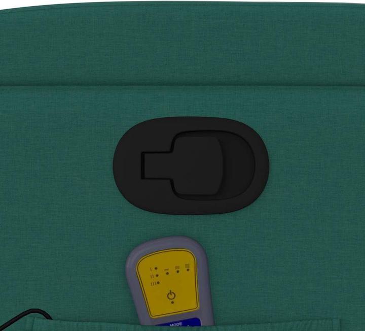 Image du produit VidaXL Fauteuil de massage vert foncé Tissu,Couleur : vert foncé,Matériaux