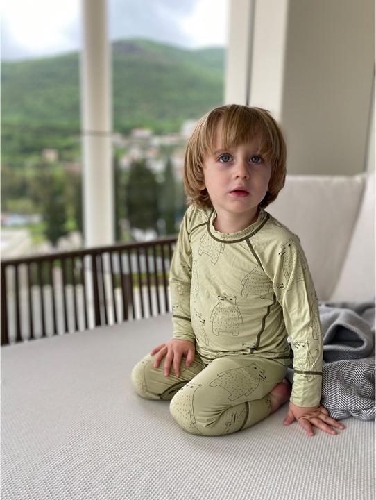Immagine prodotto Isbjörn Set Polarbear per bambini con baselayer (110)