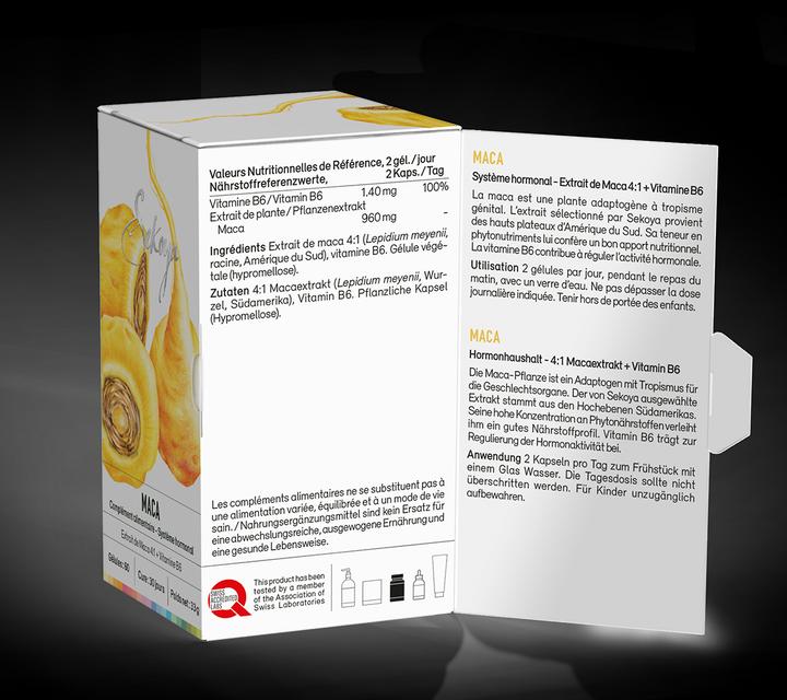 Actual product image Sekoya Maca | Against menopausal symptoms (60 Piece, Capsules)