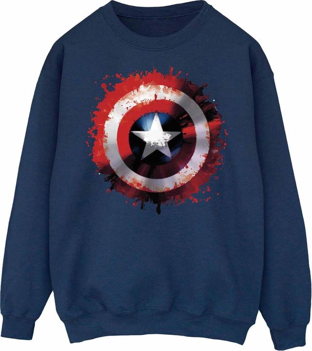 Avengers Captain America Kunst Schild Baumwolle Sweatshirt
