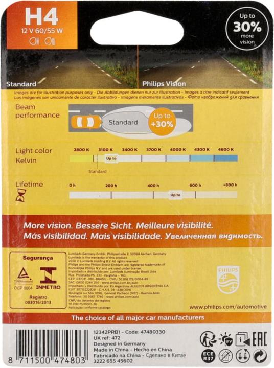 Produktbild Philips Vision (H4)