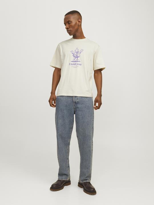 Actual product image Jack & Jones Printed round neck T-shirt T-shirt (M)