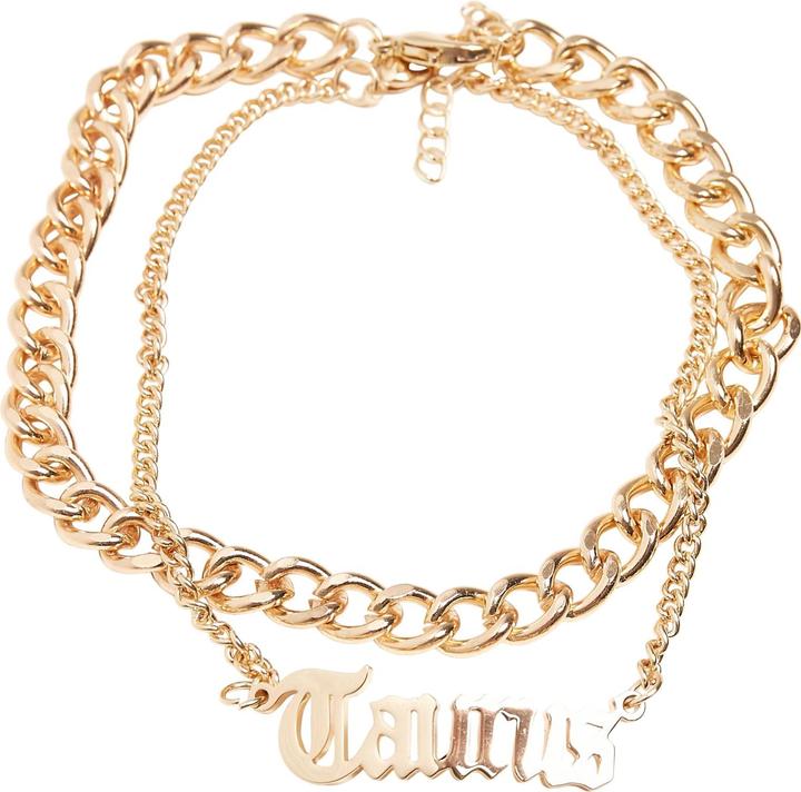 Produktbild Urban Classics Zodiac Golden Anklet (20% rostfreier Stahl, 80% Eisen)